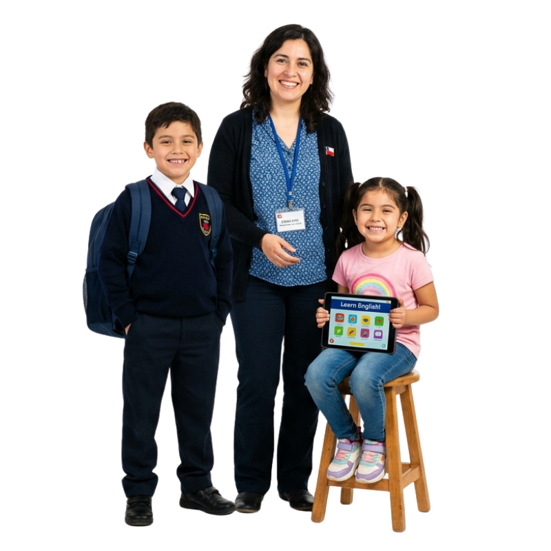 Niños aprendiendo inglés en Taller de Inglés